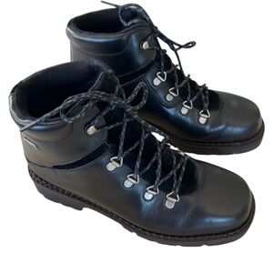 Sorel Ankle Boots Black Moto Combat Biker Size 7 M
